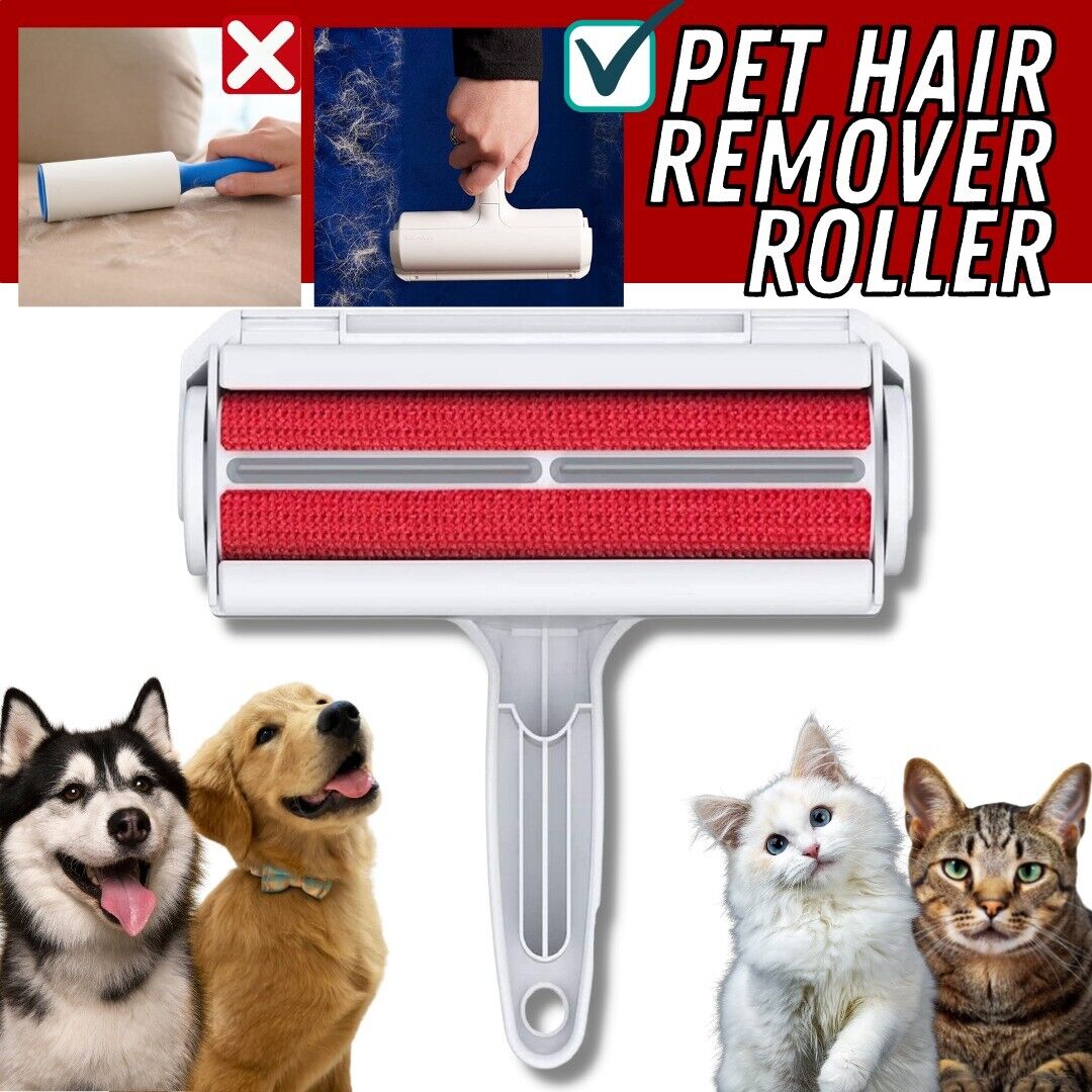 Removedor de pelusas de pelo reutilizable para mascotas, rodillo de pelo para perros y gatos, cepillo de limpieza, ropa para sofá