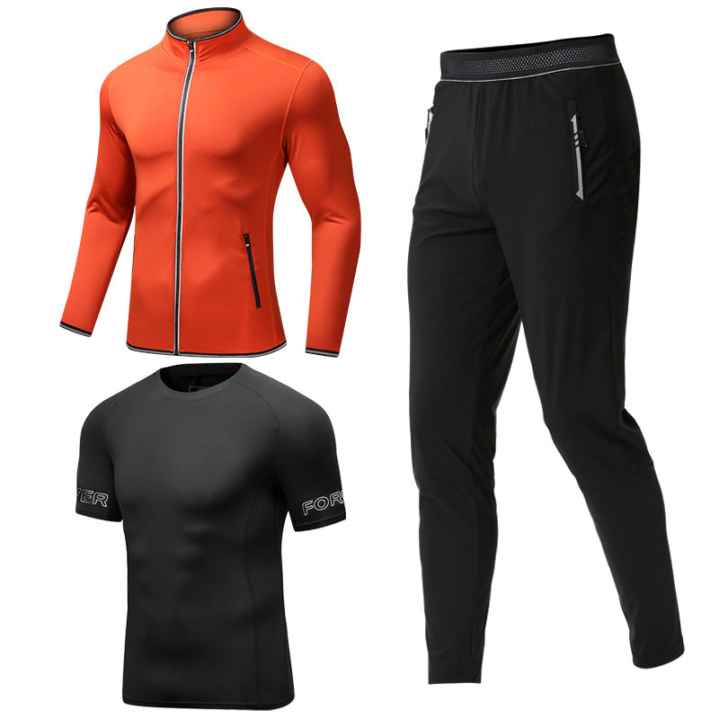 Men's Sportswear Gym Fitness Three Piece Set