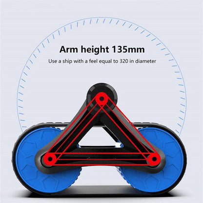 Ejercitador Abdominal de doble rueda para hombres y mujeres, rueda Ab de rebote automático, entrenador de cintura, gimnasio, deportes, dispositivos de ejercicio en casa