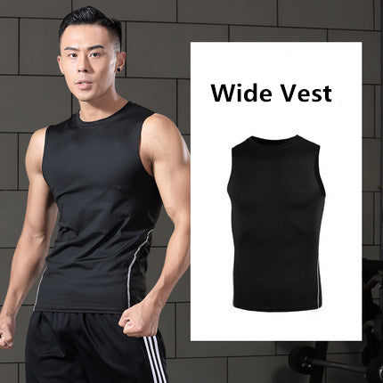 Gym short-sleeved men's loose and quick-drying clothes