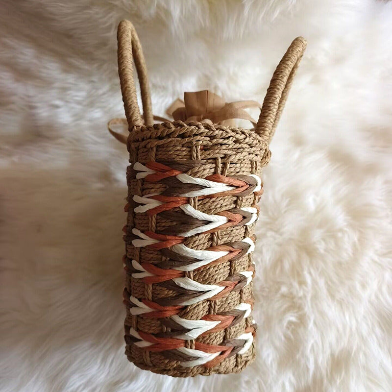 Bolso tejido de cadena de papel de estilo japonés de moda