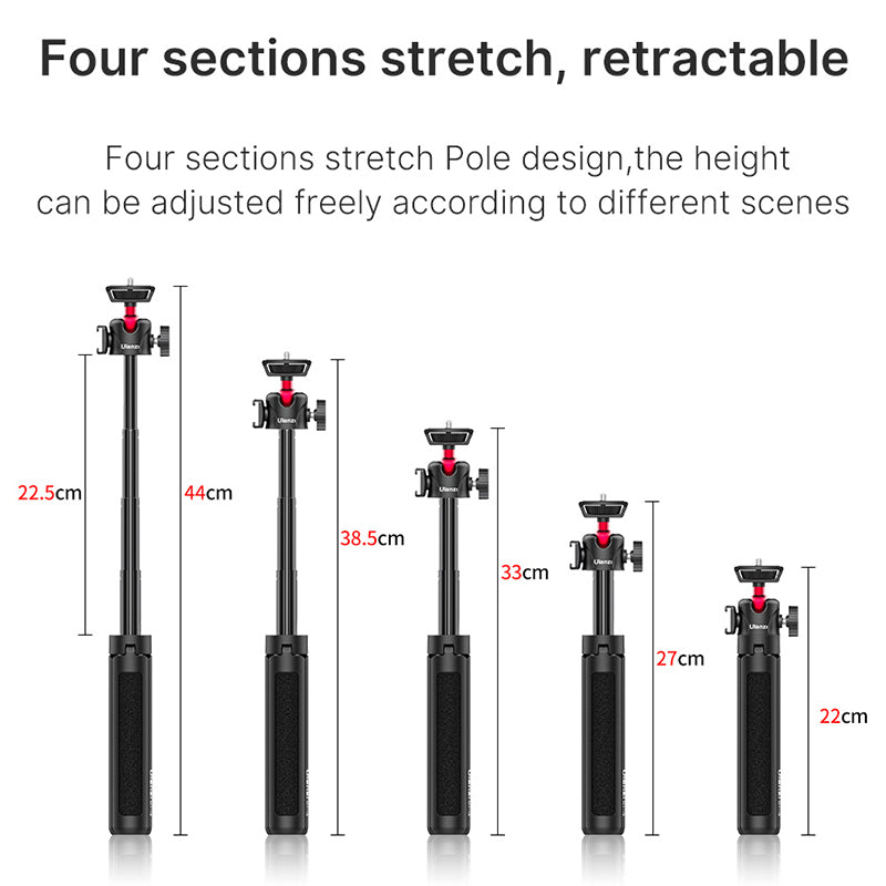 MT-16 Bâton de Selfie pour Appareil Photo de Téléphone Trépied Étendu Amélioré