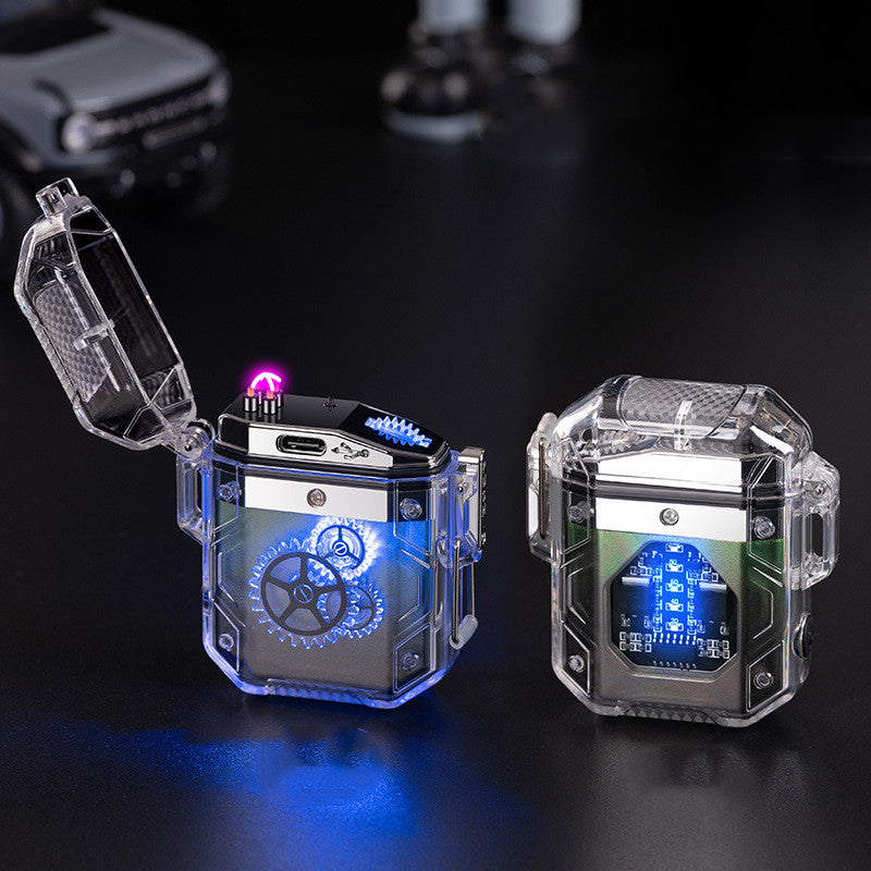 Briquet d'éclairage de coquille transparente simple de mode de ménage