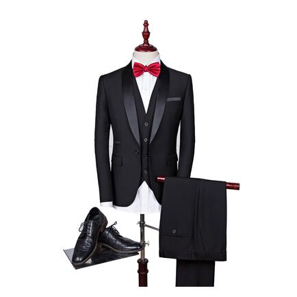 Trajes para hombre 3 piezas Conjuntos elegantes formales informales delgados de alta calidad