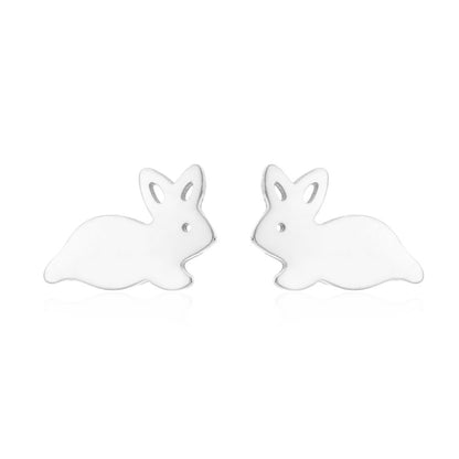 Cute Rabbit Stainless Steel Studs