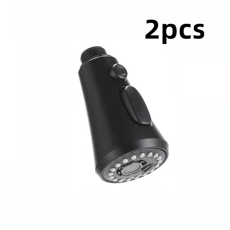 Pulvérisateur de robinet sous pression universel anti-éclaboussures robinet d'eau rotatif à 360 degrés adaptateur de buse de robinet d'économie d'eau à trois décrochages