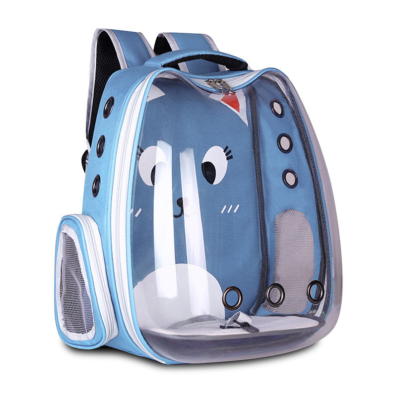 Pet Supplies Pet Backpack Convenient Pet Space Bag Breathable Shoulder Cat Bag Dog Bag