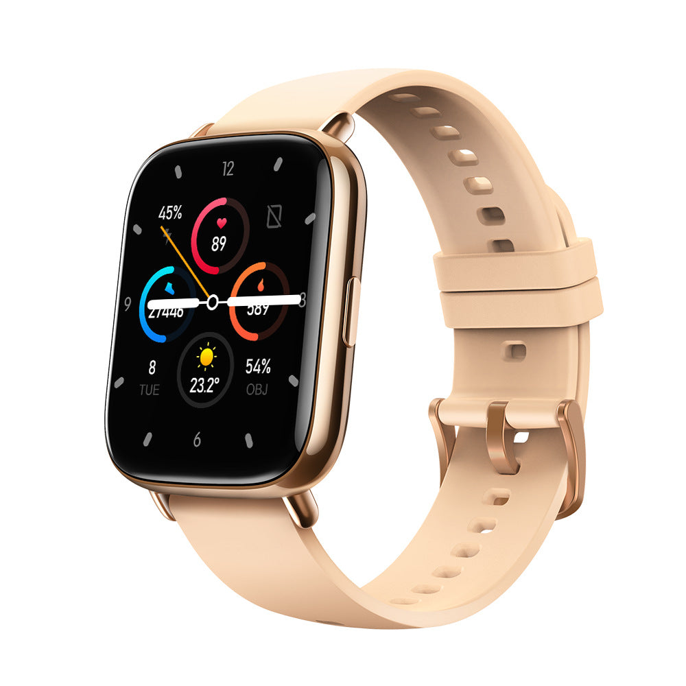 La montre Bluetooth à écran tactile complet exerce la tension artérielle et la température