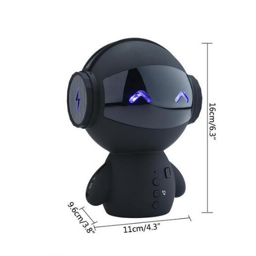 Fruitron lindo mini robot altavoz bluetooth