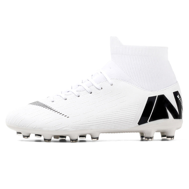 Zapatos de fútbol de talla grande para hombre con picos AG de caña alta