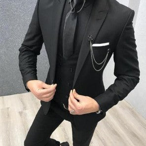 Traje de padrino de novio para hombre de tres piezas