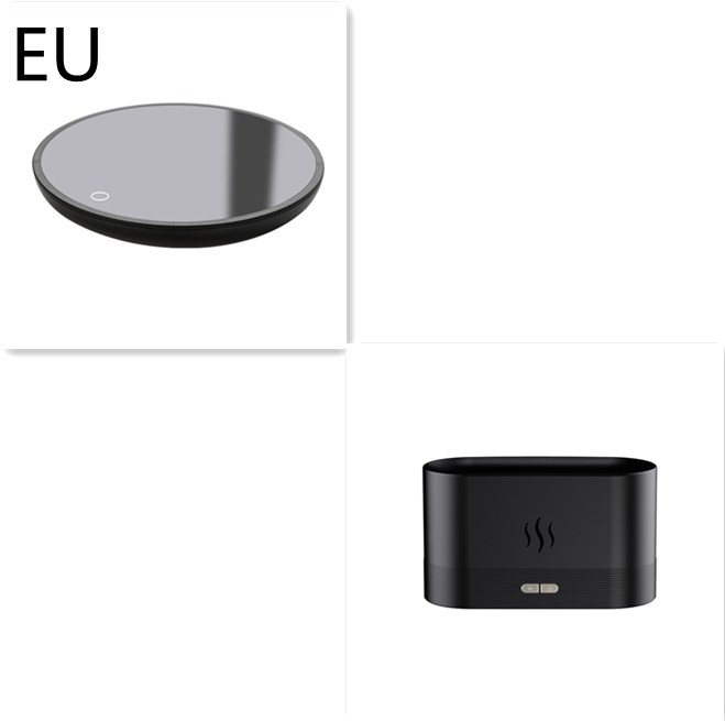 Diffuseur d'arômes avec humidificateur à brouillard léger à flamme Diffuseur d'aromathérapie avec protection automatique sans eau pour spa, bureau de yoga à domicile