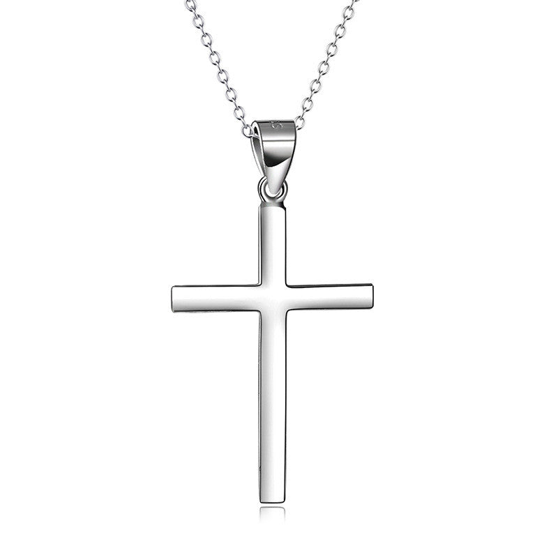 S925 Sterling Silver Cross Necklace