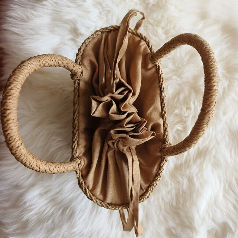 Bolso tejido de cadena de papel de estilo japonés de moda