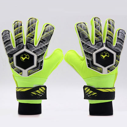 Guantes de portero de fútbol Cinta profesional de látex completa