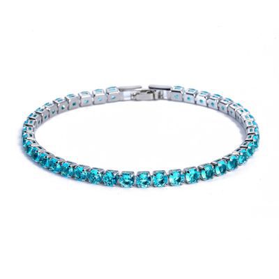 Simple Gang Drill Zircon Bracelet