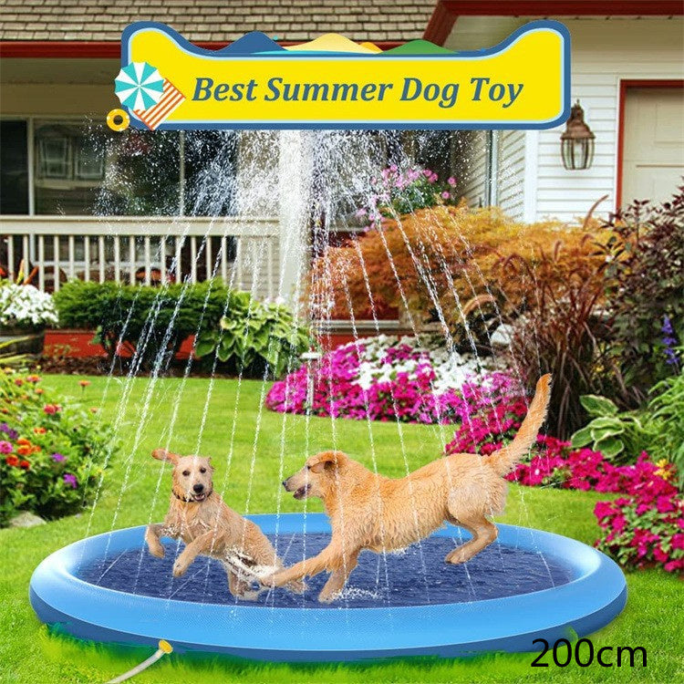 Slip Splash Pad For Kids And Pet Dog Pool Summer