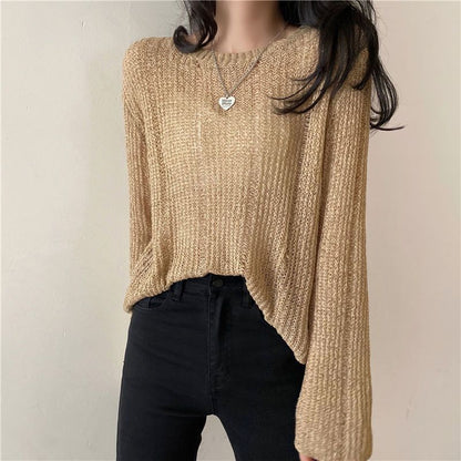 thin pullover, fashion long sleeve sweater