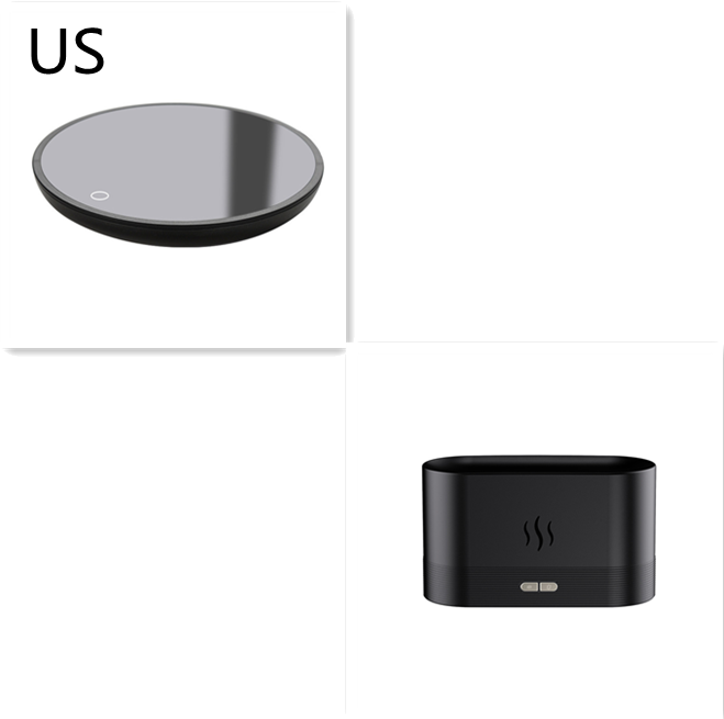 Diffuseur d'arômes avec humidificateur à brouillard léger à flamme Diffuseur d'aromathérapie avec protection automatique sans eau pour spa, bureau de yoga à domicile