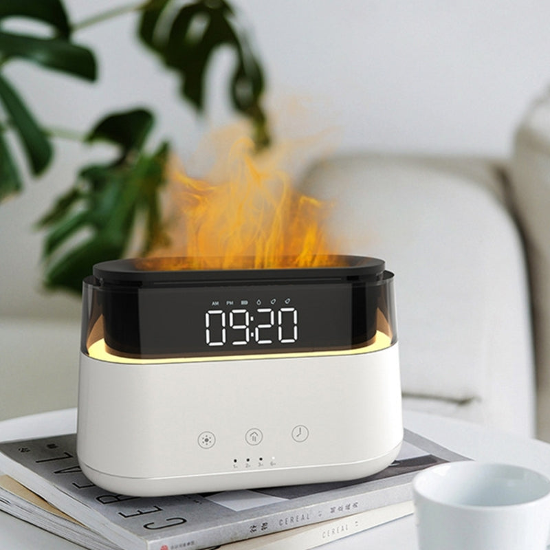 Humidificateur à flamme avec horloge chambre à coucher de la Machine de pulvérisation de parfum chronométrée intelligente pour un usage domestique