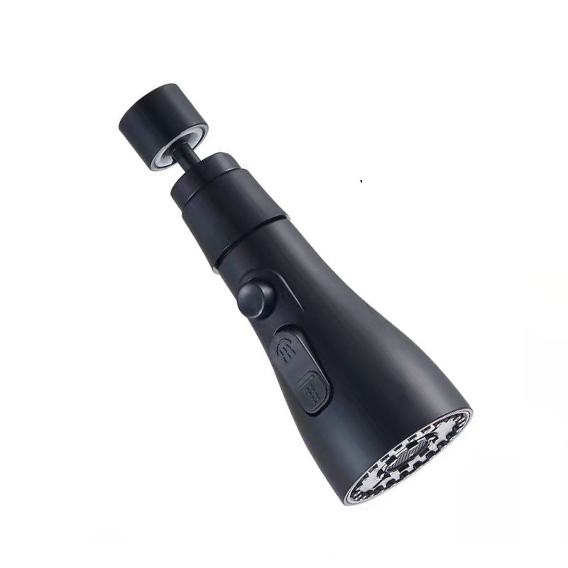 Pulvérisateur de robinet sous pression universel anti-éclaboussures robinet d'eau rotatif à 360 degrés adaptateur de buse de robinet d'économie d'eau à trois décrochages