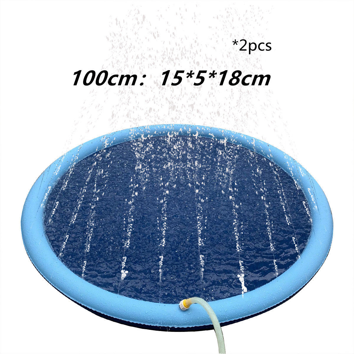 Slip Splash Pad For Kids And Pet Dog Pool Summer