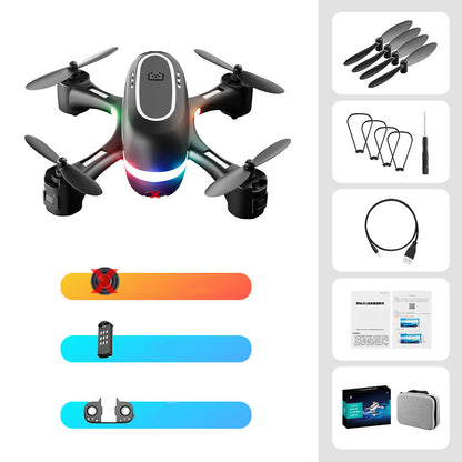 Mini Aerial Photography Gradient LED Remote Control Plane