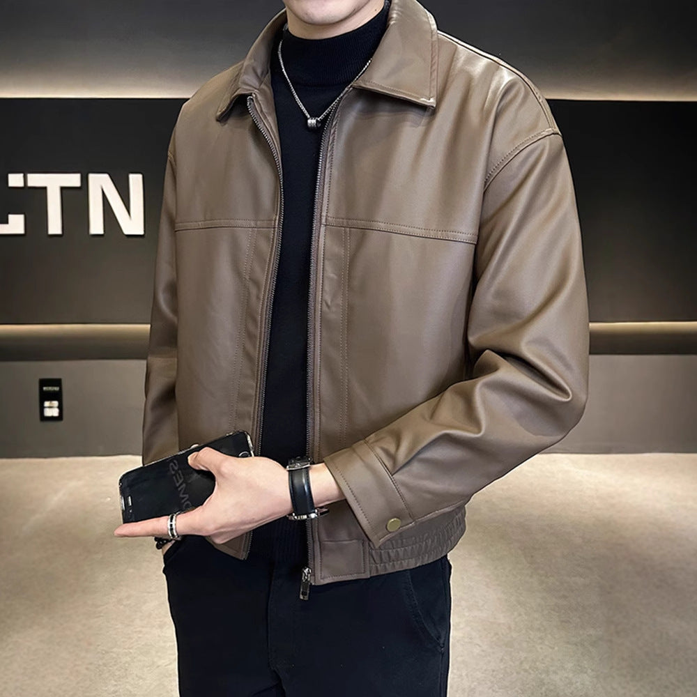 Slim-fit Trendy High-grade Pu Shuai Motorcycle