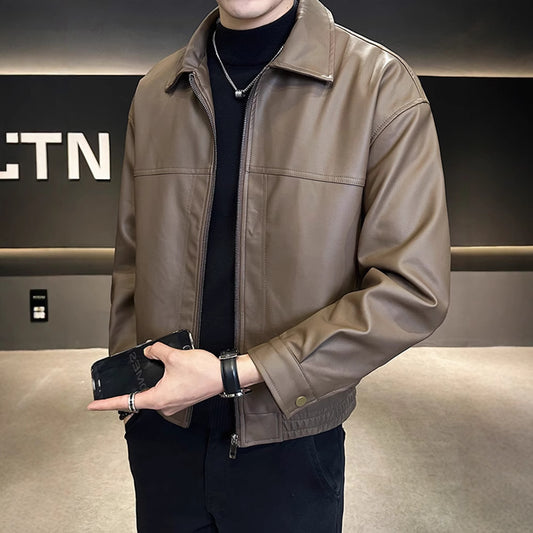 Slim-fit Trendy High-grade Pu Shuai Motorcycle