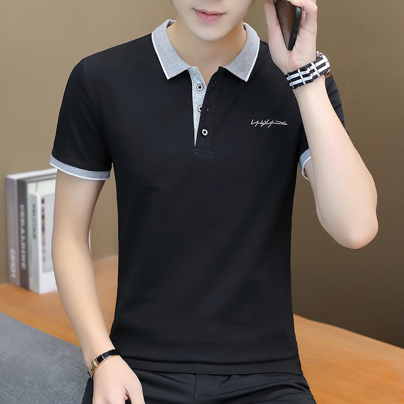 Men's summer business polo shirt