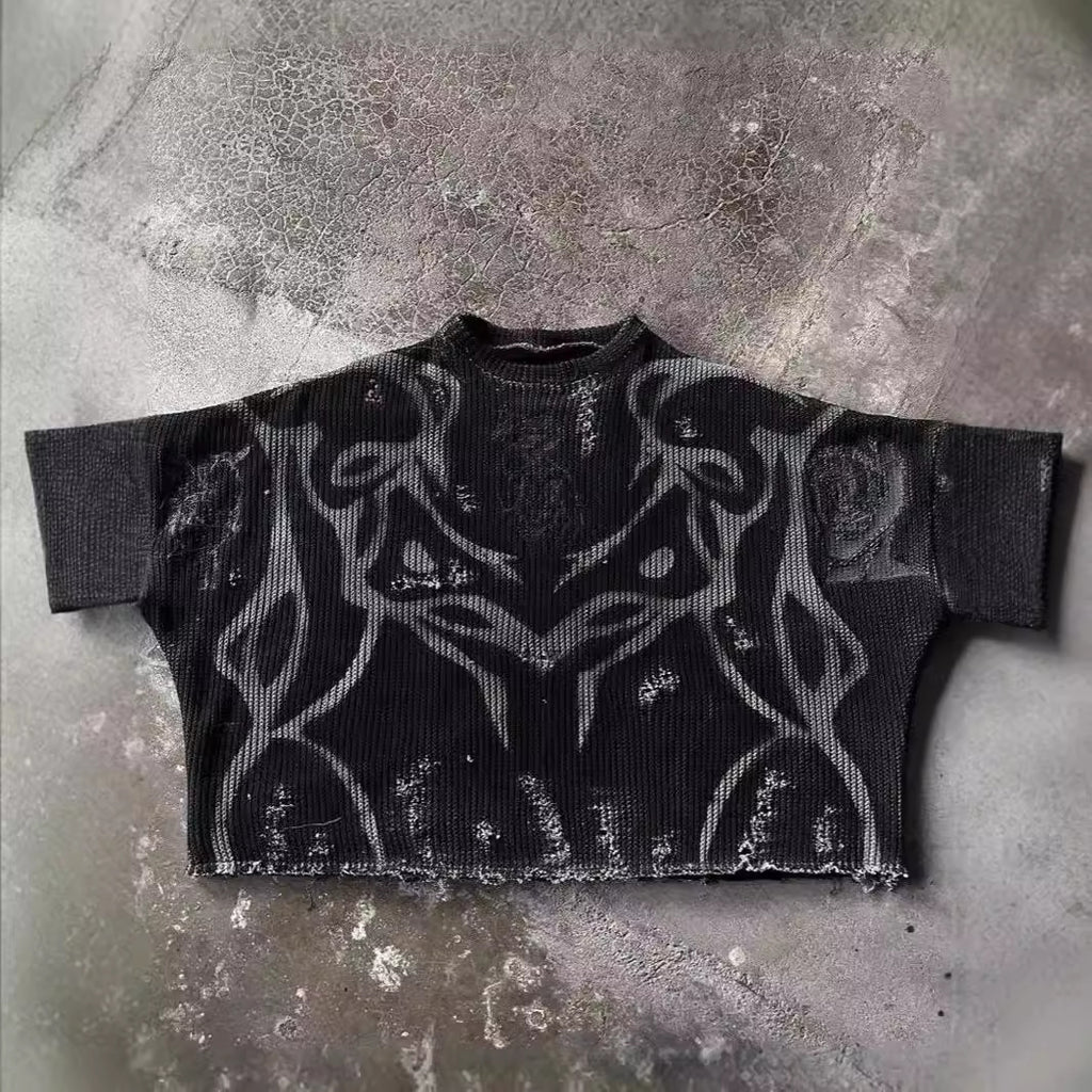 Ripped Street Tide European And American Men's And Women's Sweaters