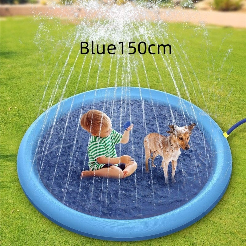 Slip Splash Pad For Kids And Pet Dog Pool Summer