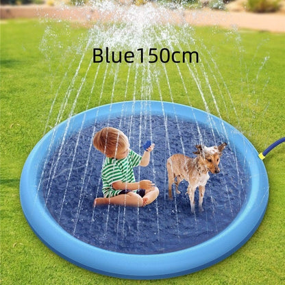 Slip Splash Pad For Kids And Pet Dog Pool Summer