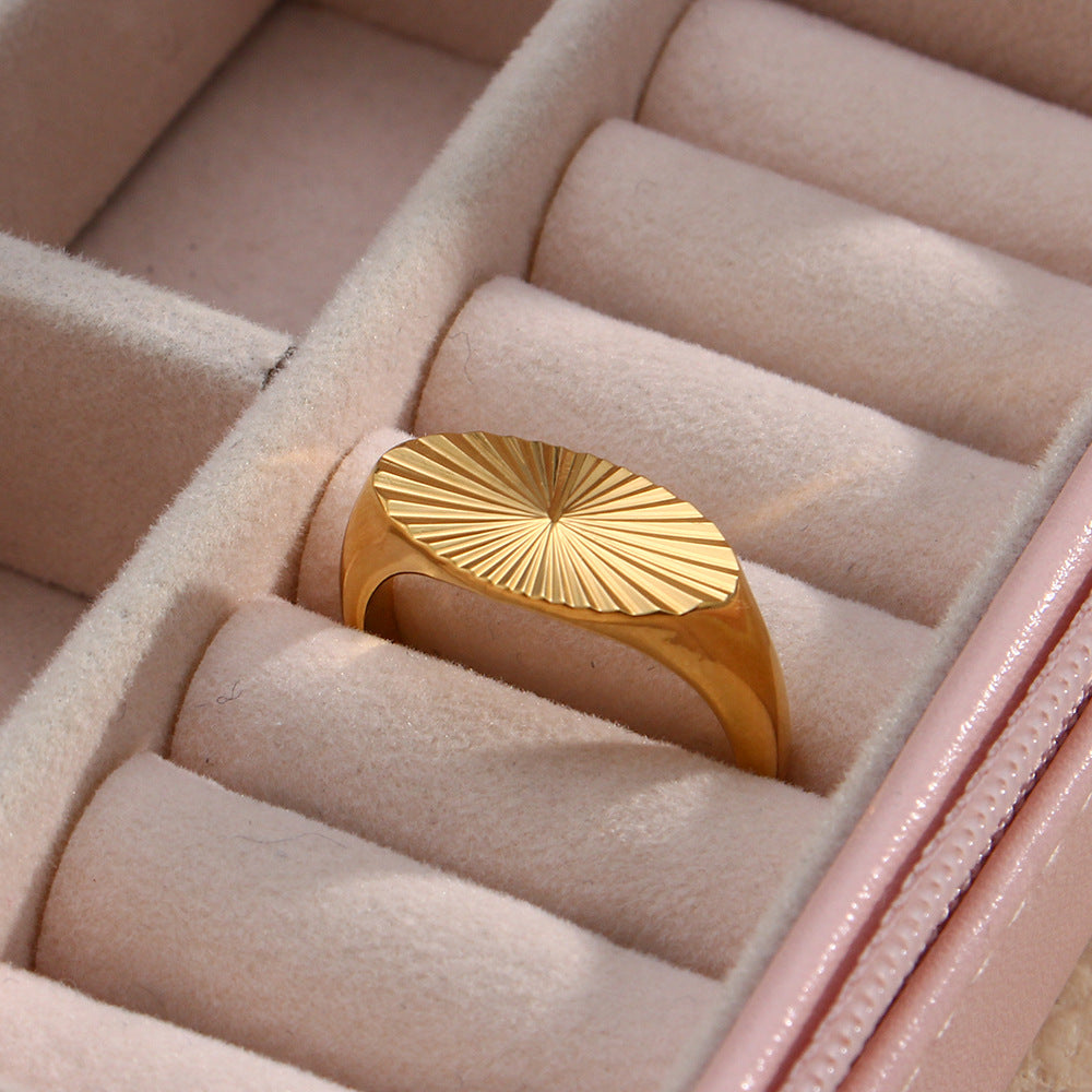 Joyería de anillo de moda Sunshine para mujer