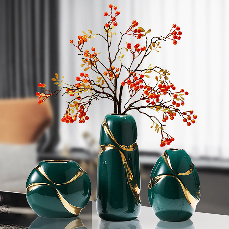 Light Luxury Ceramic Vase Decoration