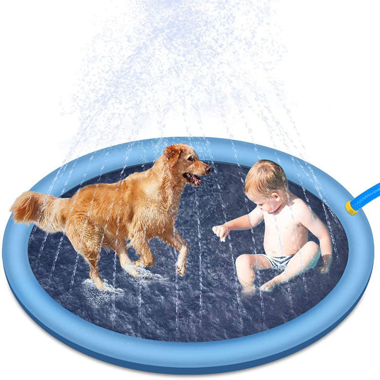 Slip Splash Pad For Kids And Pet Dog Pool Summer