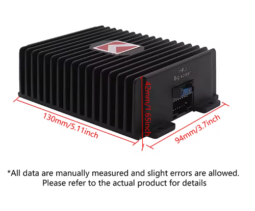 Amplificador para coche Hi-Fi Booster, 80w x 4, Subwoofer, potencia de altavoz, Radio Estéreo