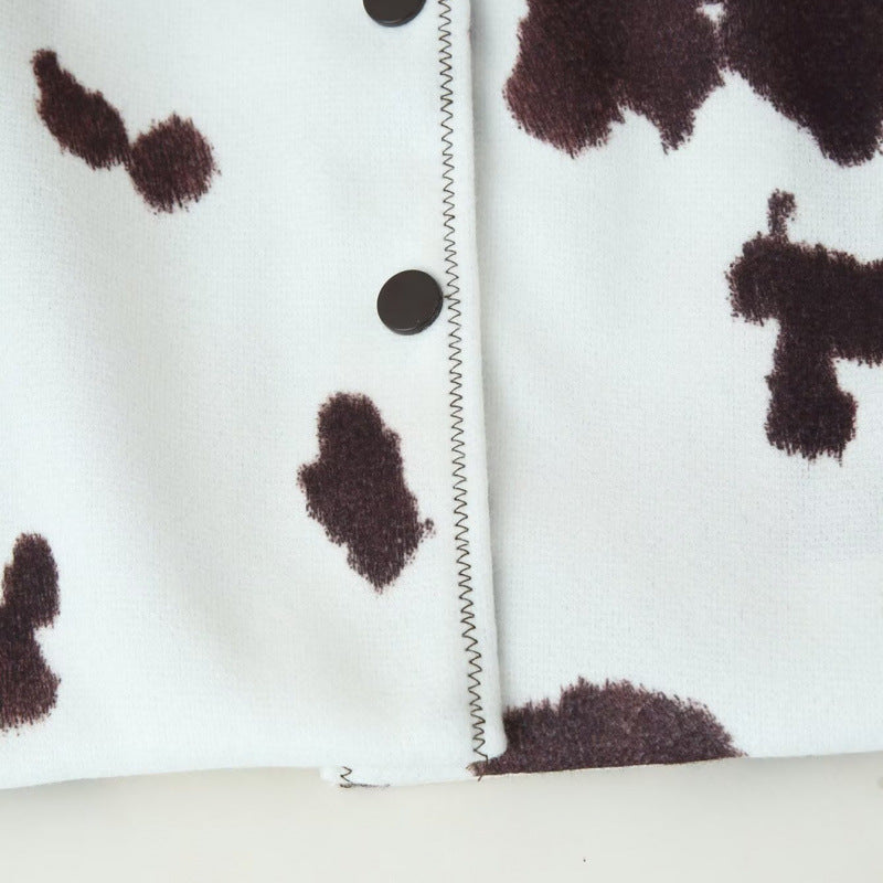 Fashionable Casual All-match Western Style Woolen Jacket Coat