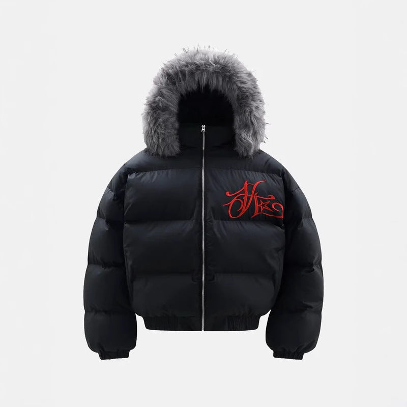 Men's American-style Vintage Zipper Cardigan Jacket