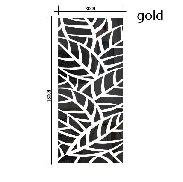 Plant Pattern Self-adhesive Mirror Modern Living Decoration