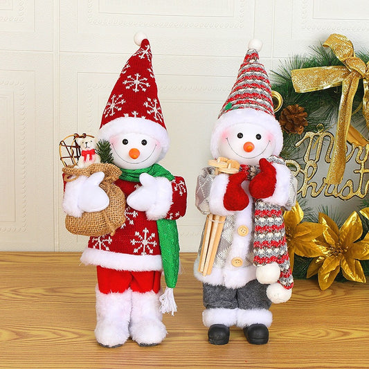 Muñeca navideña, decoración navideña para el hogar, Navidad, adornos navideños