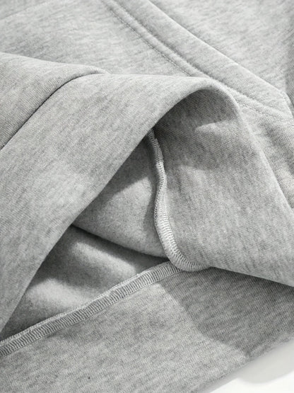 Women's Hoodie Light Gray Pullover Australian Surfing Pattern