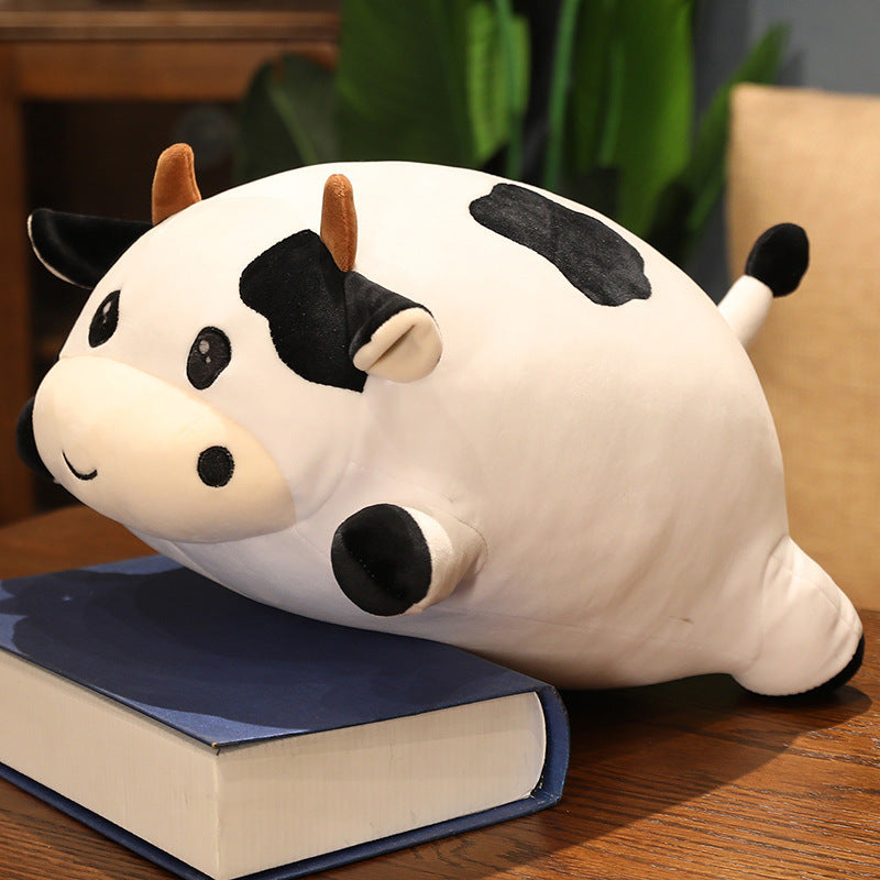 Home Fashion Plush Cow Doll Easy To Deform