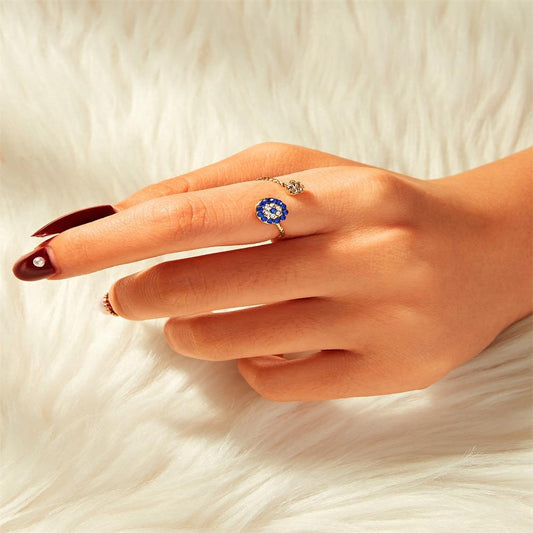 Temperament Simple Ring Goddess Retro Trend Jewelry