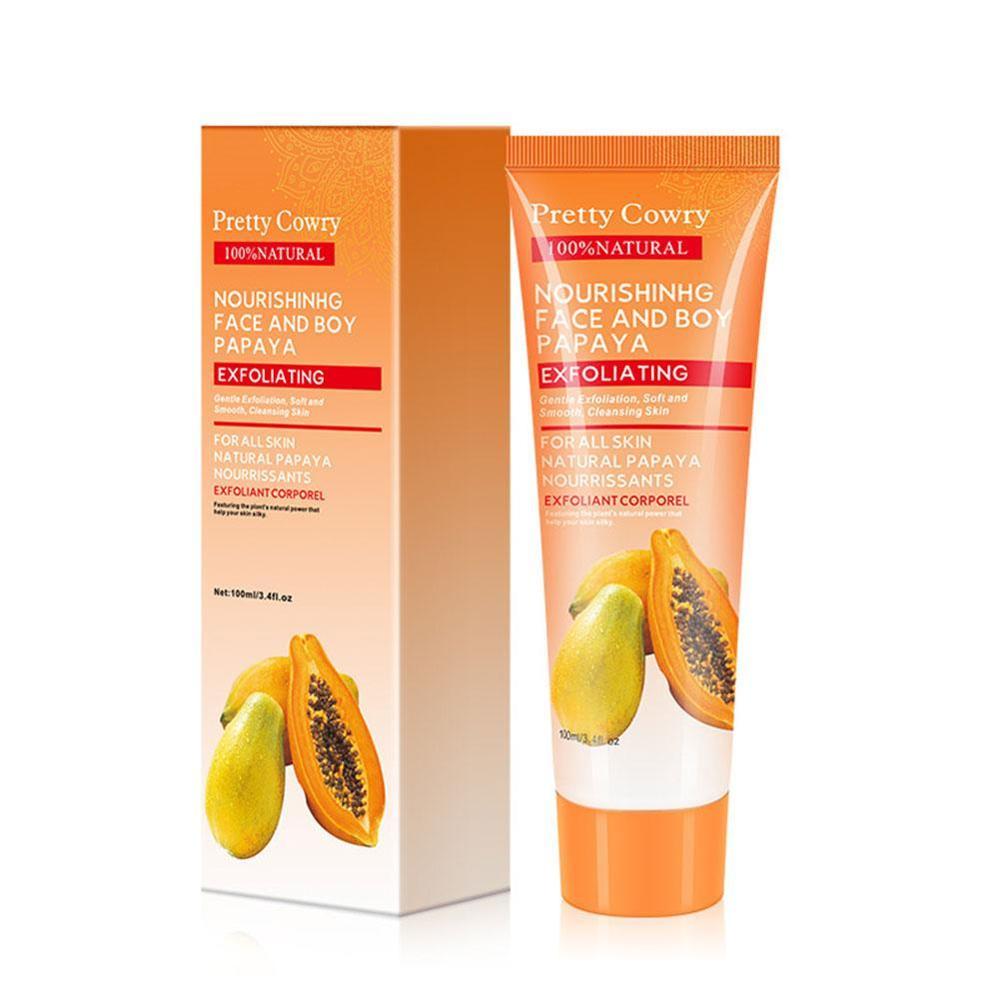 Pepino Coco Papaya Crema Gel Exfoliante Facial 100ml Limpieza Corporal