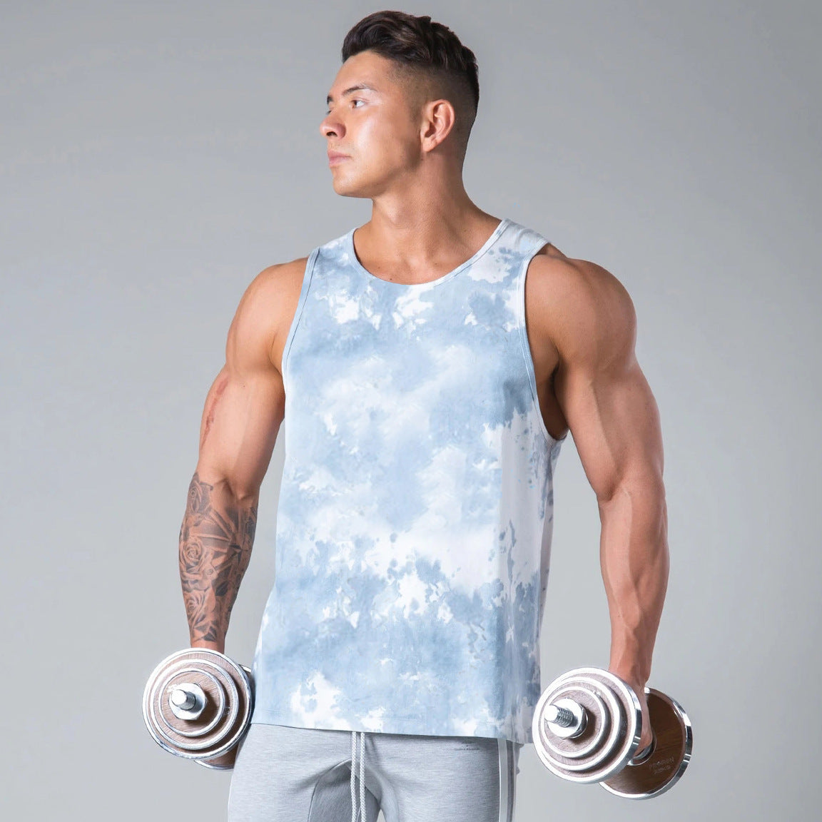 Men's Fitness Vest Leisure Gym Sleeveless Vest