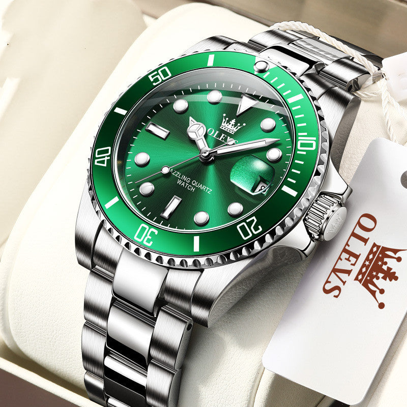 Relojes Green Water Ghost Cuarzo Impermeable Hombres