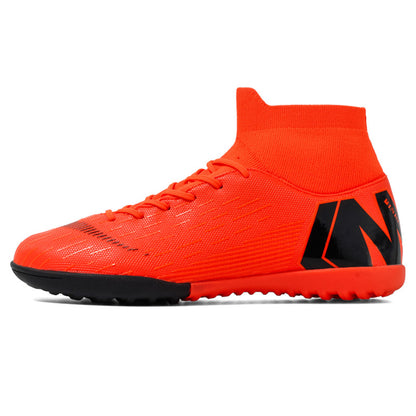 Men's Plus Size Soccer Shoes High Top AG Spikes