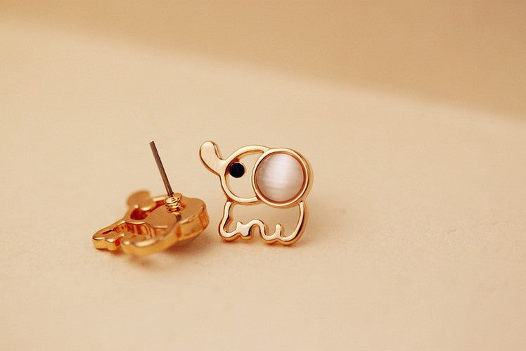 Korean Style Cute Fashion Elephant Small Ear Studs