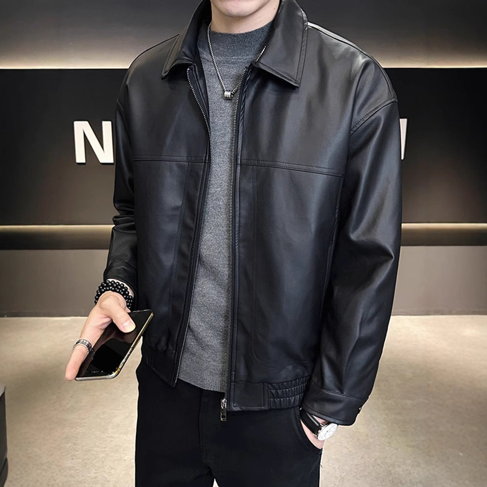 Slim-fit Trendy High-grade Pu Shuai Motorcycle